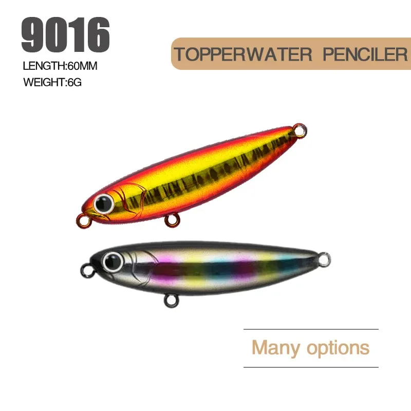 Señuelo lápiz jerkbait y swimbait flotante para aguas someras - imagen 3