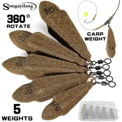 Plomos de pesca Sougayilang camuflaje giratorio antienredos