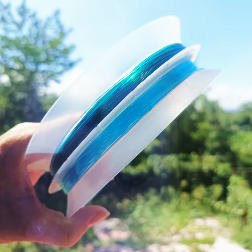 Sedal de nailon transparente para pesca de mar – Carrete manual - imagen 4