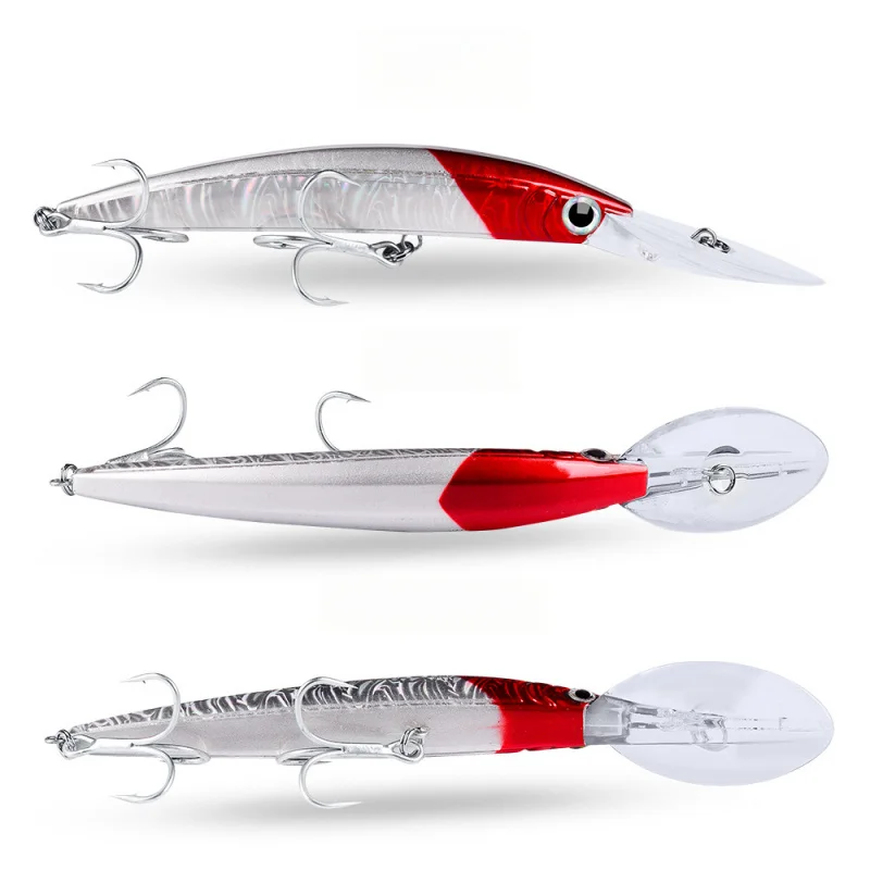 PRO BEROS Minnow señuelo para mar de plástico rígido - imagen 2