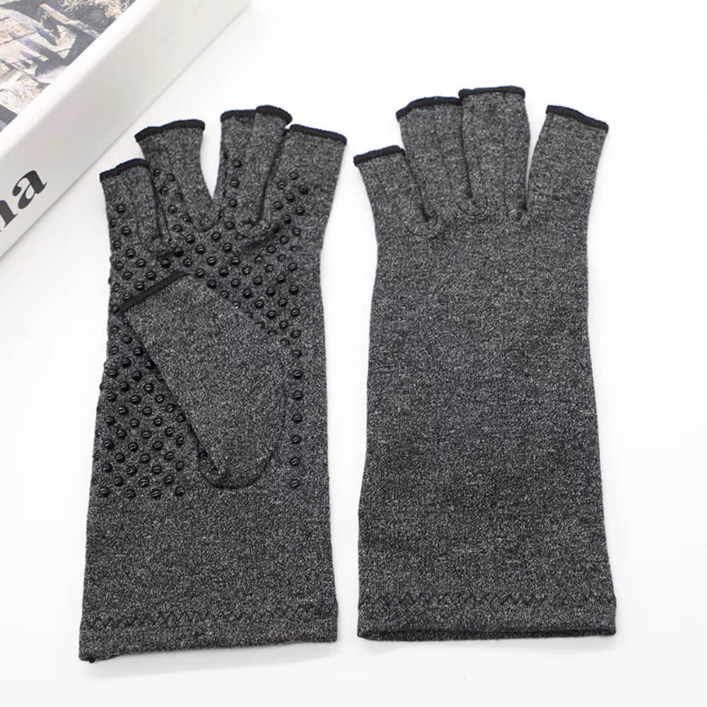 Guantes de pesca sin dedos con compresión y soporte de muñeca - imagen 5