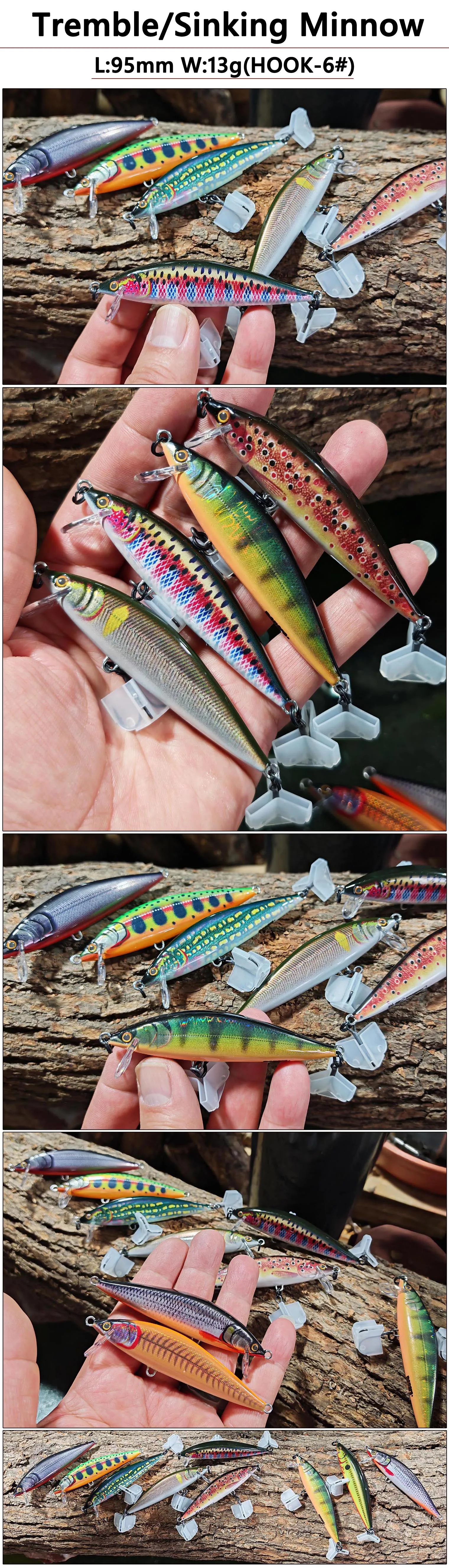 Detalle del diseño y acabado del minnow