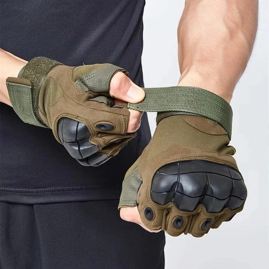 Guantes Airsoft tácticos con nudillos – Cinco dedos - imagen 2
