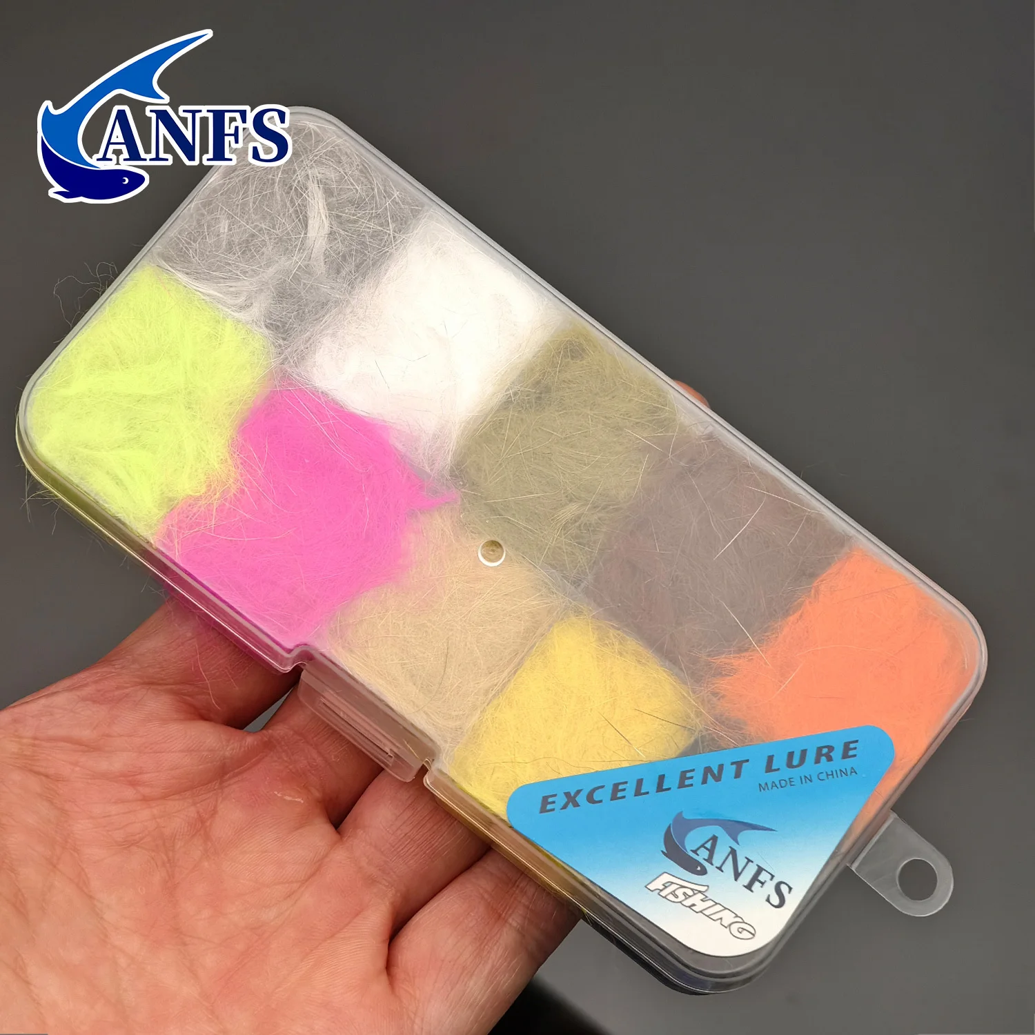 ANFS Pelo de conejo para atado moscas, uso en ninfas y caddis - imagen 4