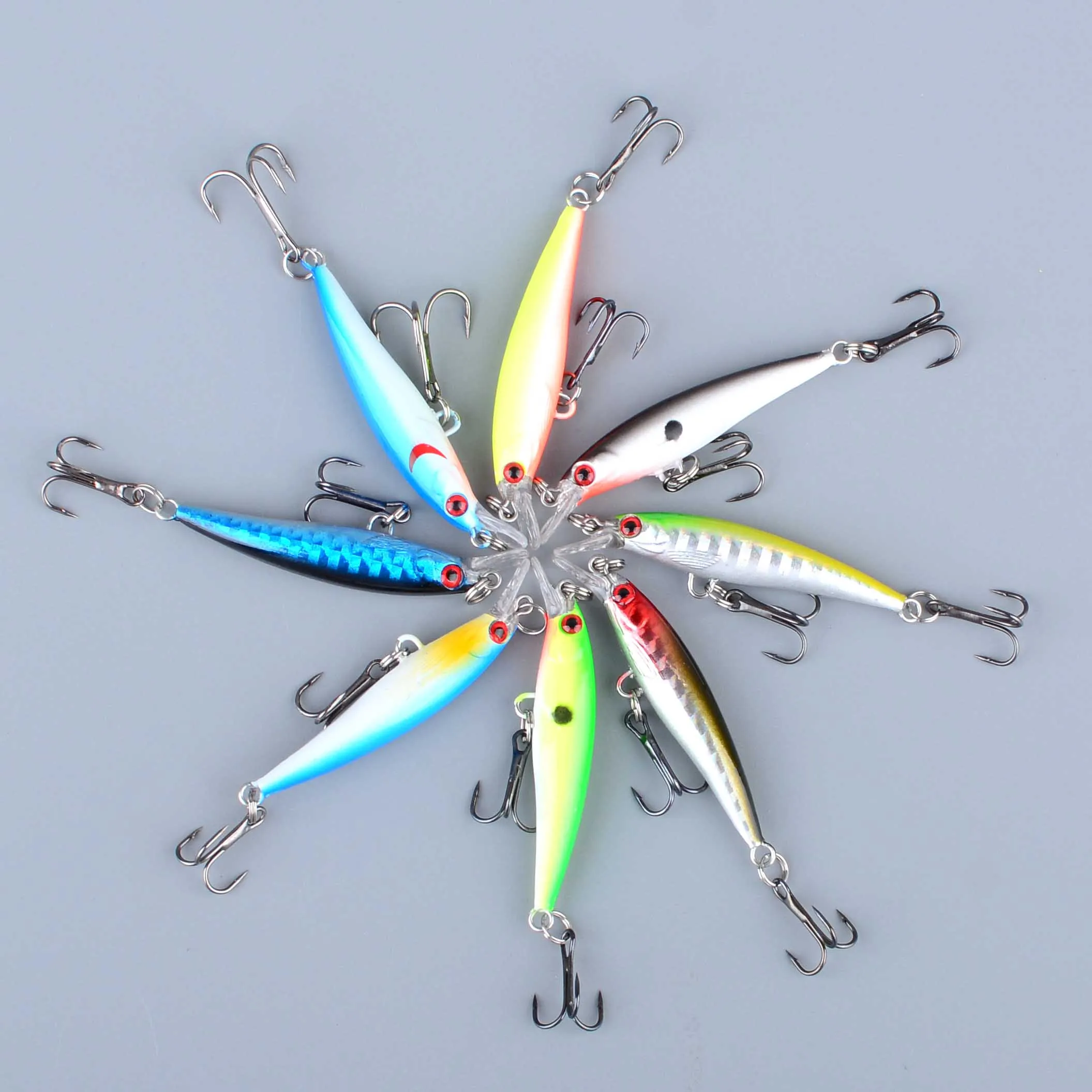 Silueta tipo minnow con acabado láser
