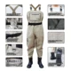 Vadeadores impermeables de pecho ZYZHE, botas PVC doble capa - imagen 3