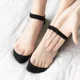 Calcetines tobilleros mujer encaje transpirable con cristales y flores - imagen 4