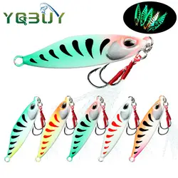 Señuelo luminoso para jigging con cucharilla metálica