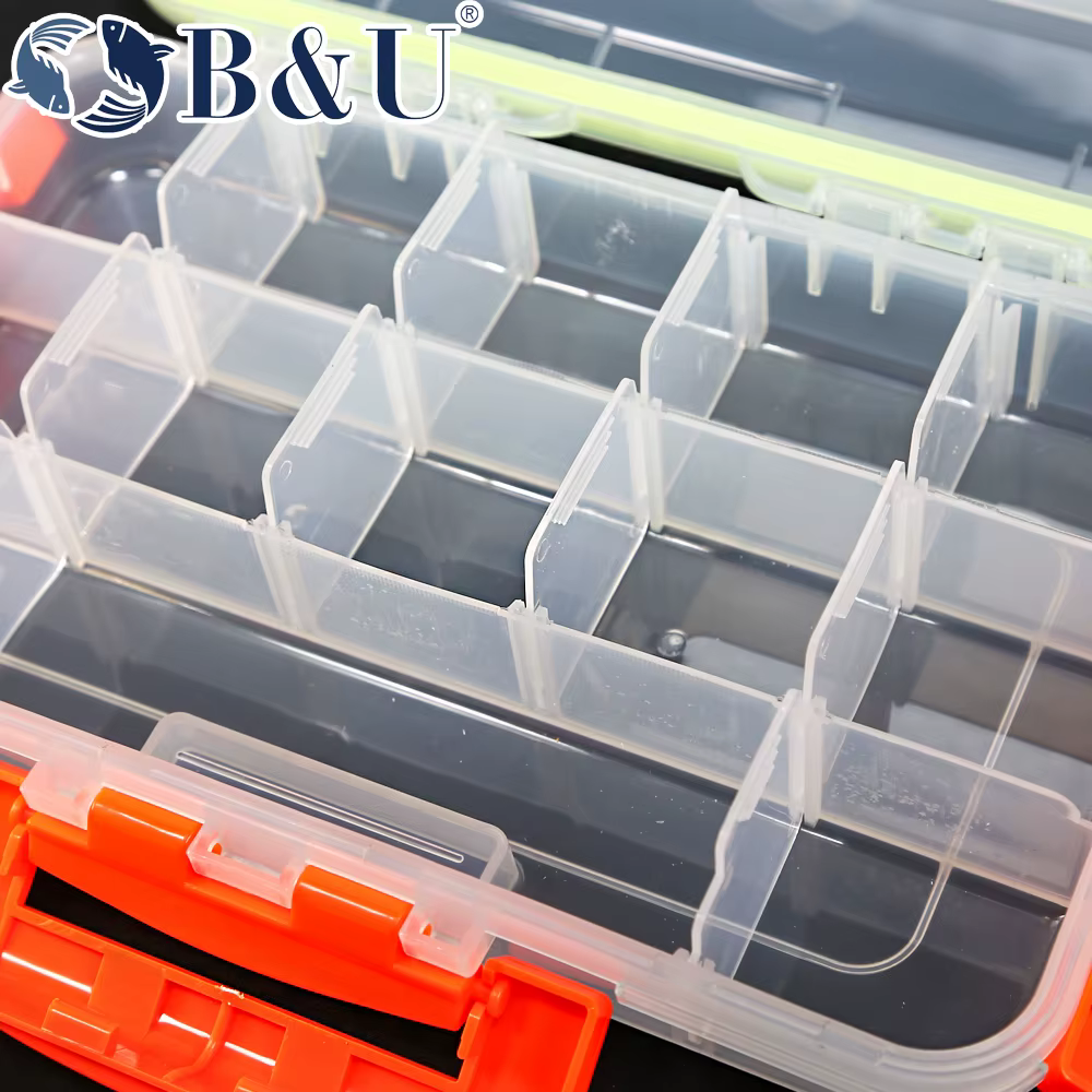 Caja de pesca B&U gran capacidad – Multifuncional con divisores