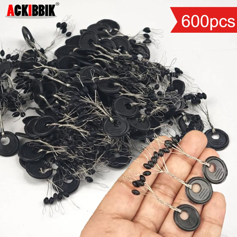 Tapones Bobber de goma para línea de pesca S/M/L - imagen 2