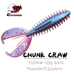 ESFISHING Chunk Craw 110mm – Señuelo blando para trucha