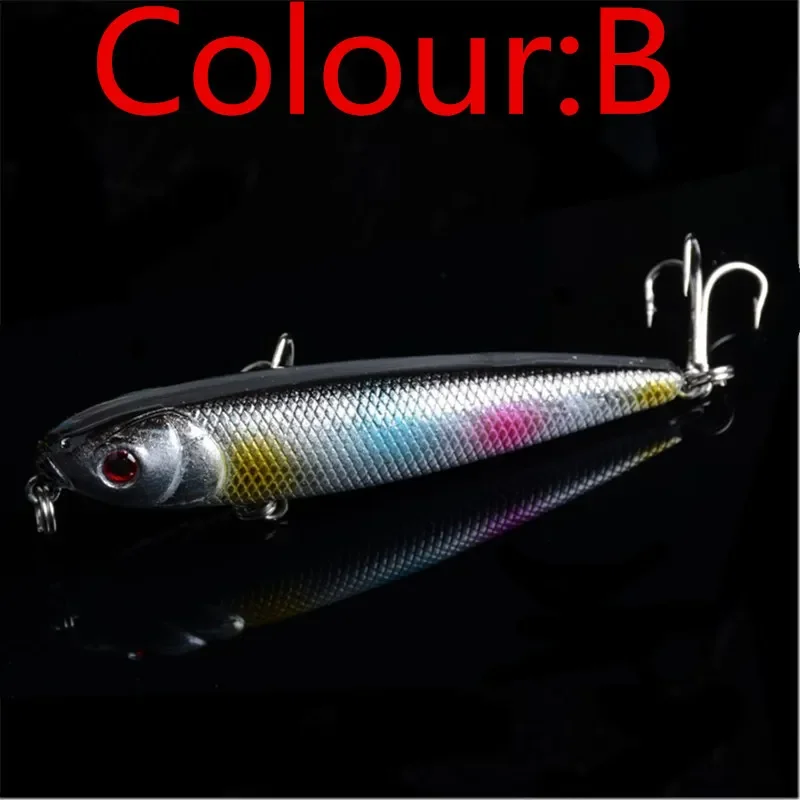 Señuelo Topwater tipo lápiz crankbait swimbait duro para lubina - imagen 3