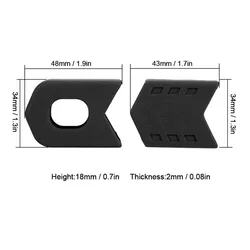 Protectores manivela bicicleta silicona antideslizantes universales