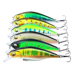 Señuelo Minnow flotante de largo alcance imitación láser