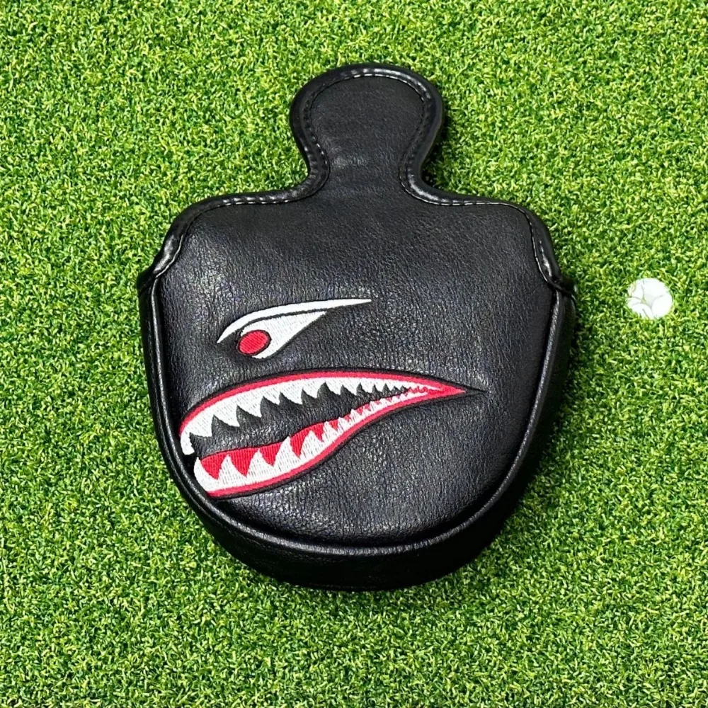 Funda de cabeza de putter con cierre magnético PU negro tiburón - imagen 3