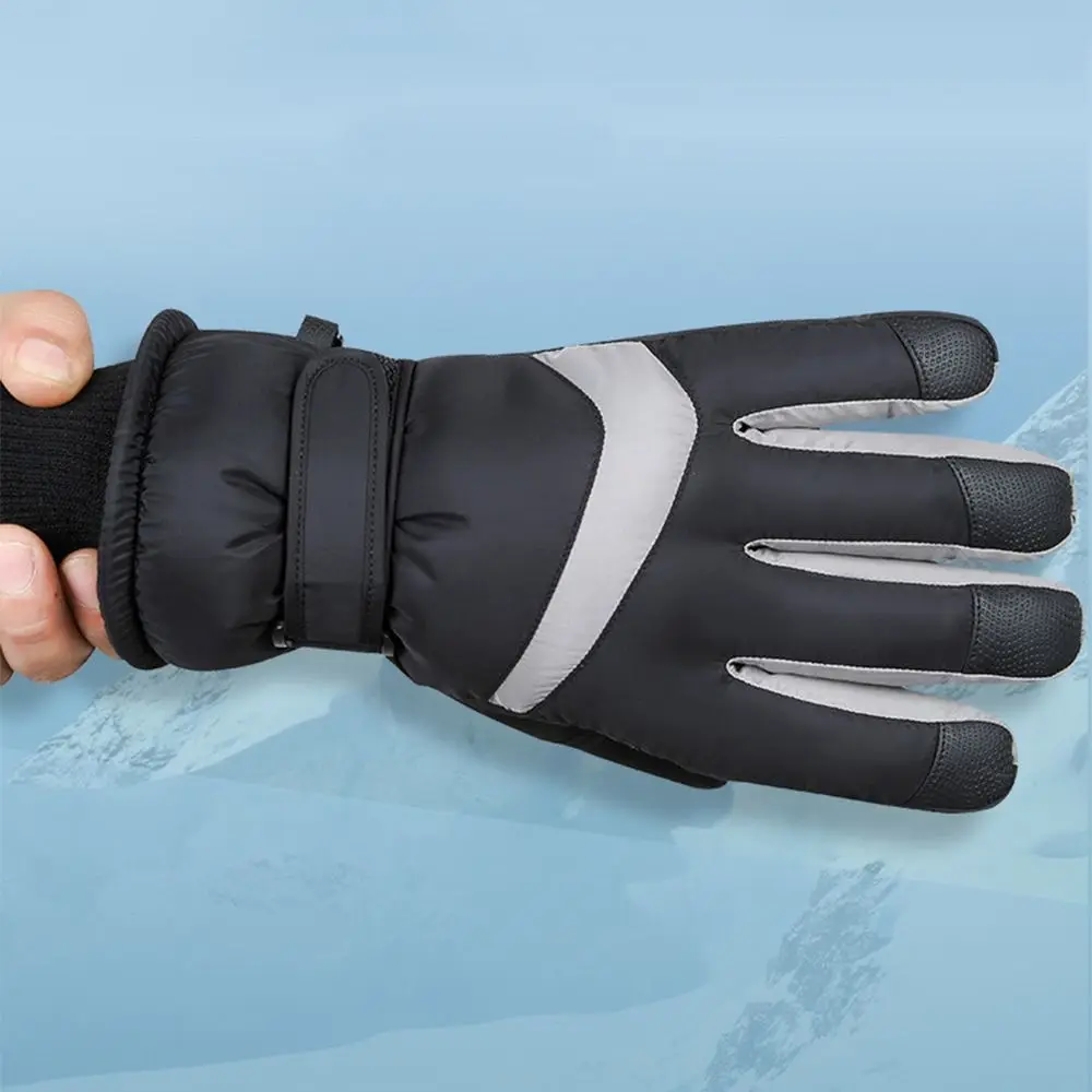 Guantes impermeables de lana para pantalla táctil antideslizantes - imagen 3