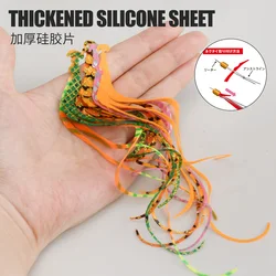 Teaser HK059 – Falda de jig UV reactiva de silicona gruesa