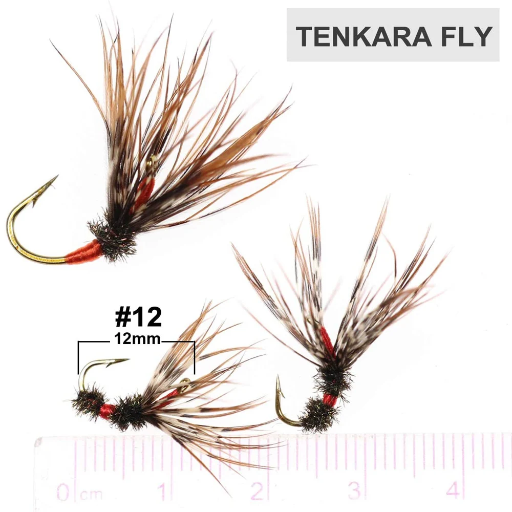 Vtwins Tenkara Sakasa Kebari: moscas de trucha en caja impermeable - imagen 3