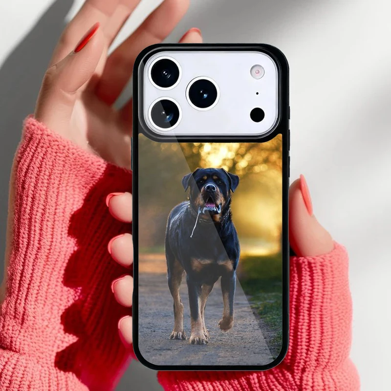Detalle del diseño tipo perro Rottweiler