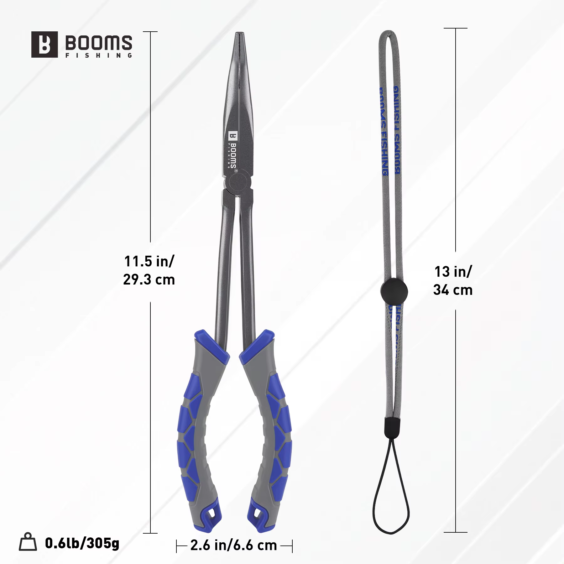 Booms Fishing XW11 Alicates de pesca nariz larga desanzuelador acero - imagen 5