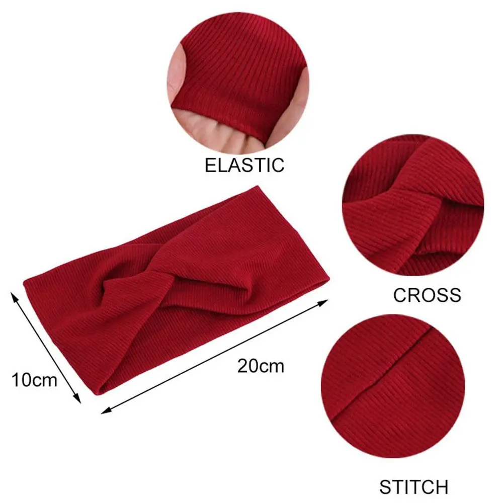 Diadema deportiva elástica antideslizante ancha plegable para correr - imagen 2