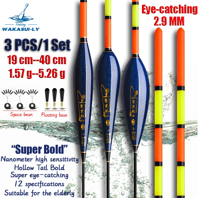 Flotadores pesca alta sensibilidad – Cola gruesa 2,9mm para mayores - imagen 3