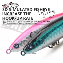 Walk Fish Stickbait señuelo lápiz hundimiento lanzamiento largo