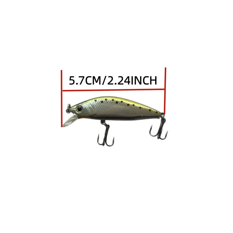 MEGAIMABASS Silver Creek Mino cebo duro minnow para trucha al aire libre - imagen 4