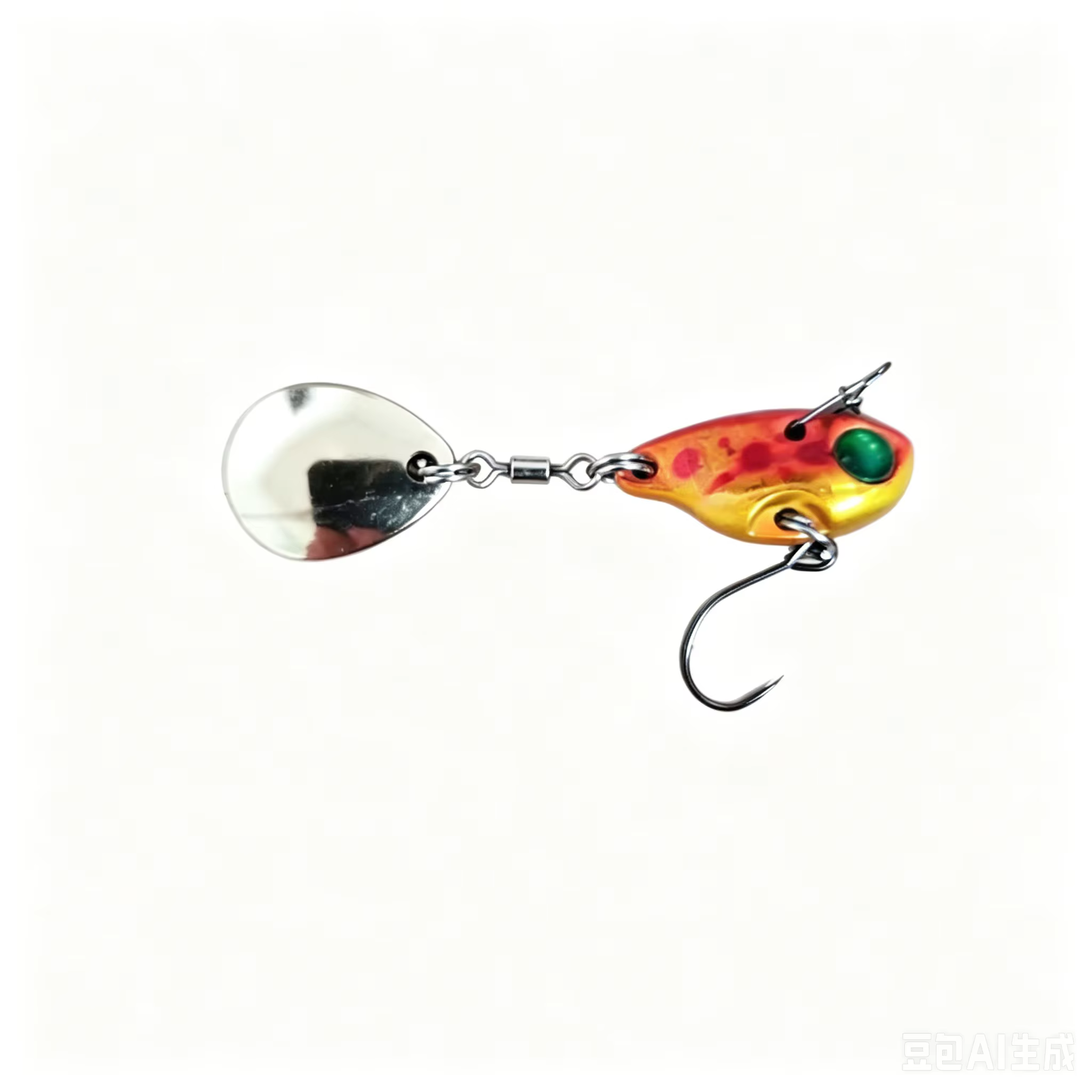 BassLegend Ripple-Ash Metal Tailspin – Señuelo VIB para lubina - imagen 3