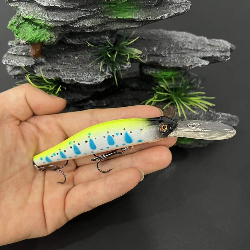Minnow hundible 90mm en detalle