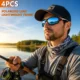 VIKINGAR Gafas polarizadas pesca – UV400 antideslumbrantes espejo azul - imagen 5