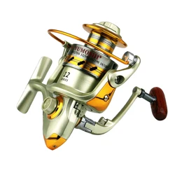 Carrete Giratorio EF 12+1BB – Metálico para Pesca en Agua Dulce y Salada