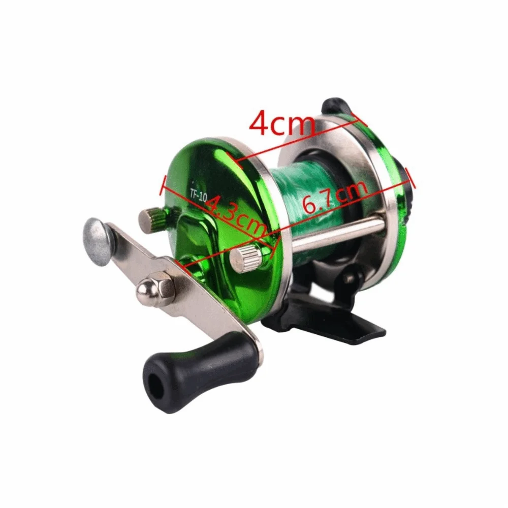 Carrete compacto para pesca en hielo