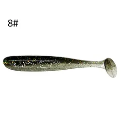Swimbait de vinilo con cola de paleta para agua salada
