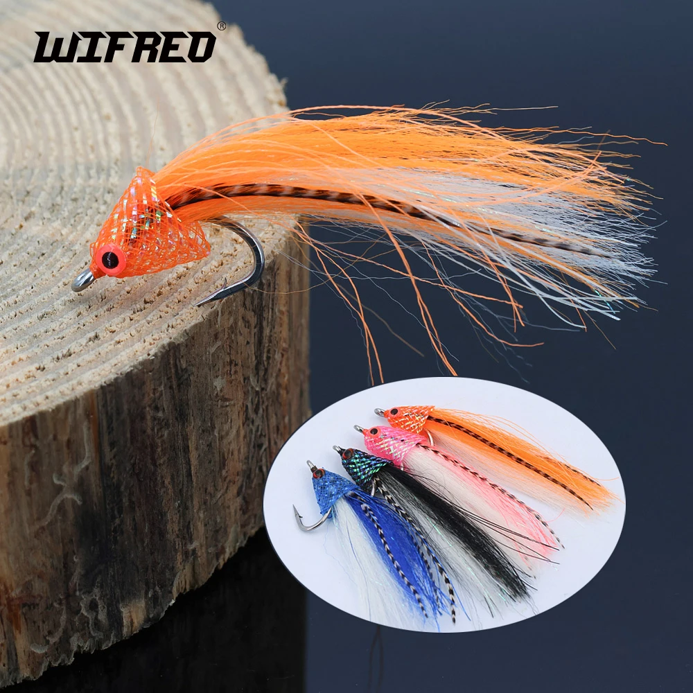 Wifreo Streamer Mylar 4/0 – Cola de caballo luminosa para trucha y lubina - imagen 2