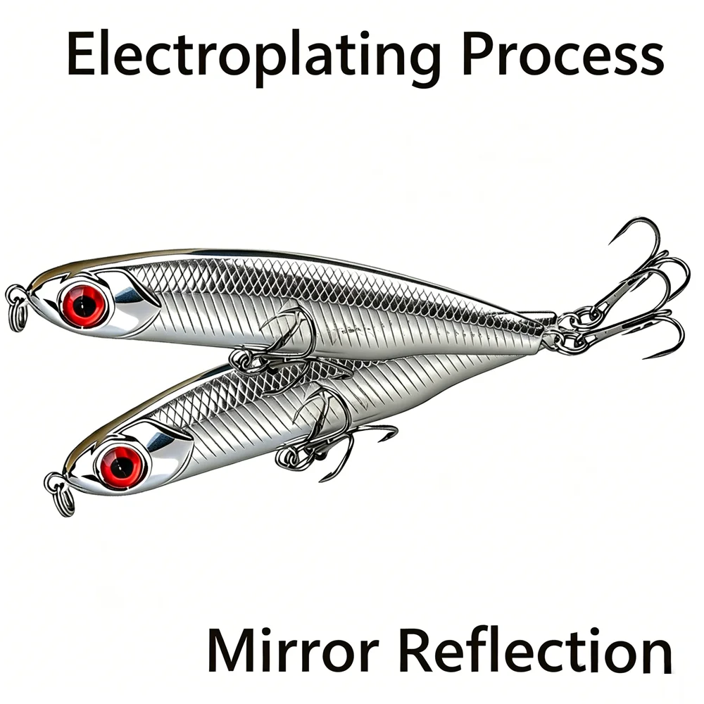 Señuelo minnow hundimiento duro pencil wobbler - imagen 3