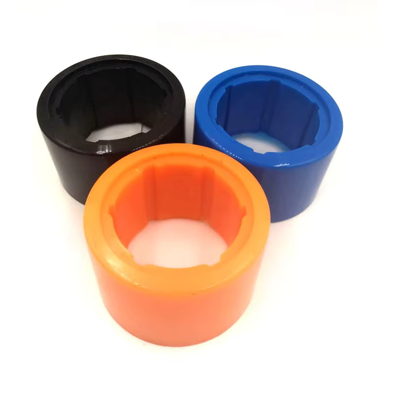 Señuelo vinilo 70-90 mm Negro Naranja para pesca
