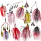 FREE FISHER señuelos giratorios para trucha con faldas y cuchillas - imagen 3