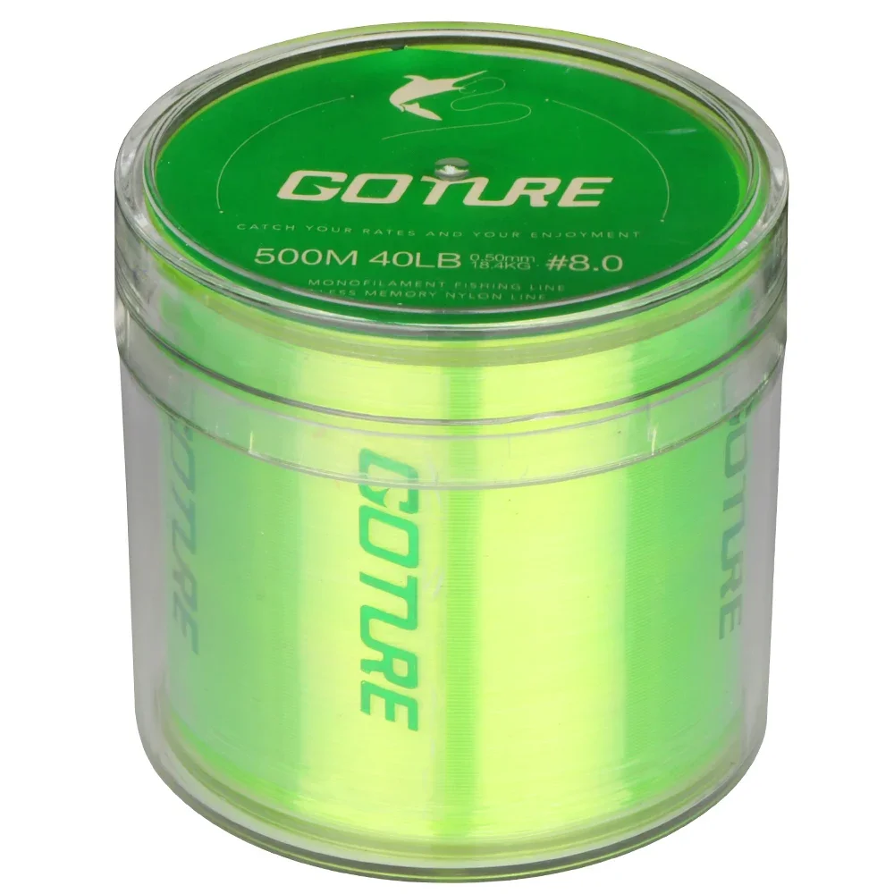 Goture Monofilamento de nailon resistente para pesca en agua salada