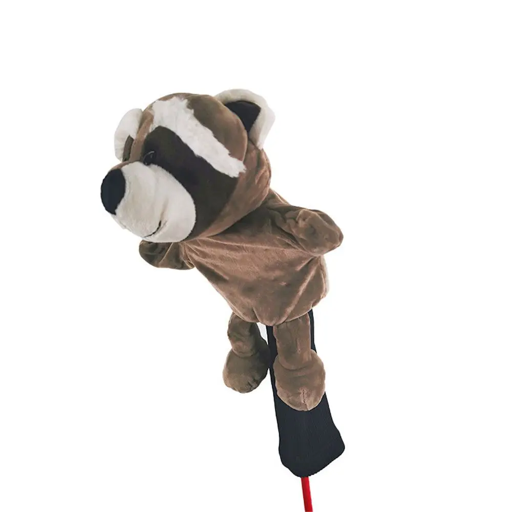 Detalle de la funda de felpa para madera de golf