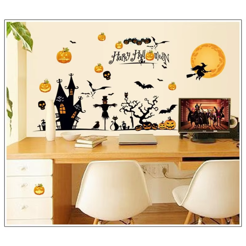 Pegatinas de Halloween extraíbles para pared y ventana - imagen 5