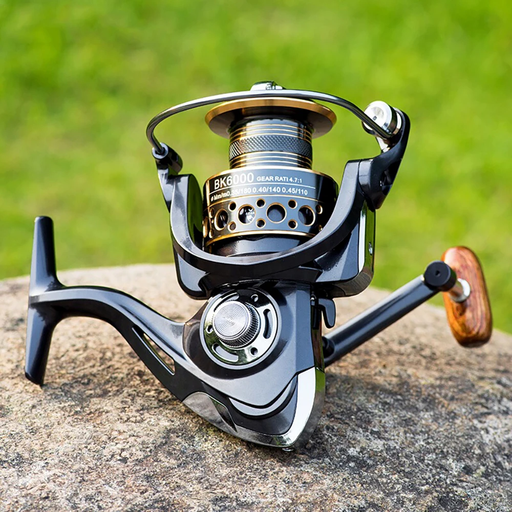 Carrete giratorio ligero 5.2:1 para trucha bass pike zander - imagen 4