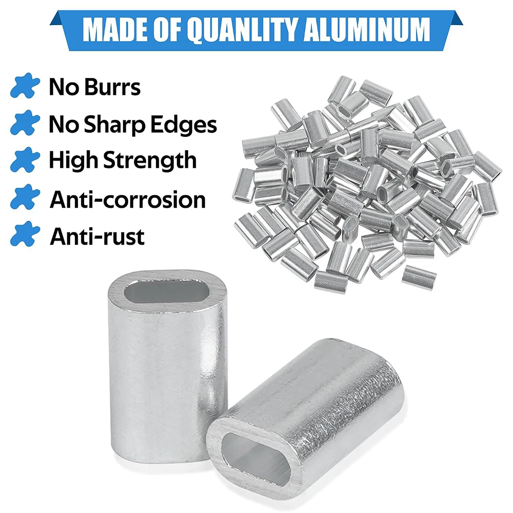 Fundas de compresión aluminio ovaladas, un solo barril para línea - imagen 5