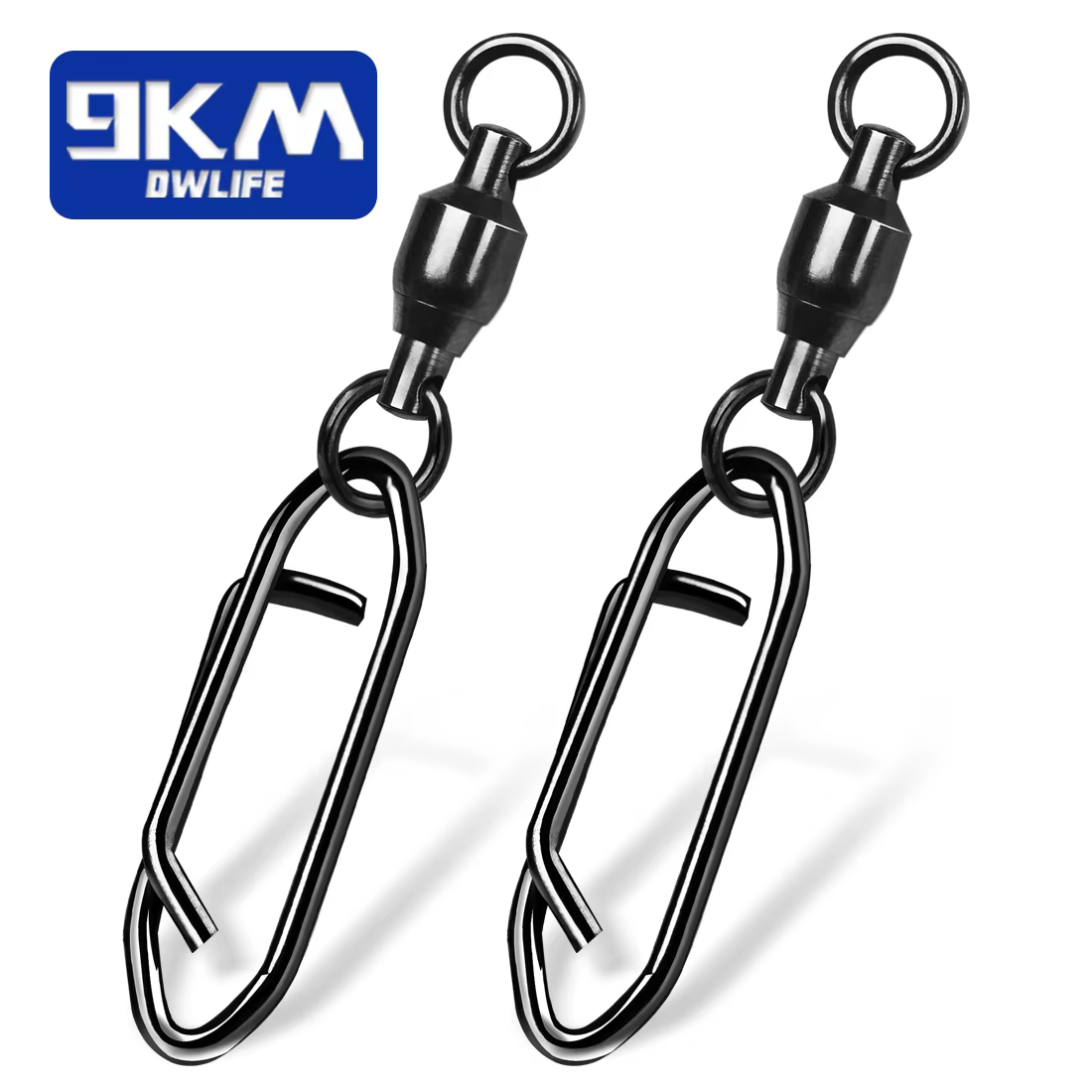 Snap Conector Giratorio con Rodamiento Acero Inoxidable Pesca Salada