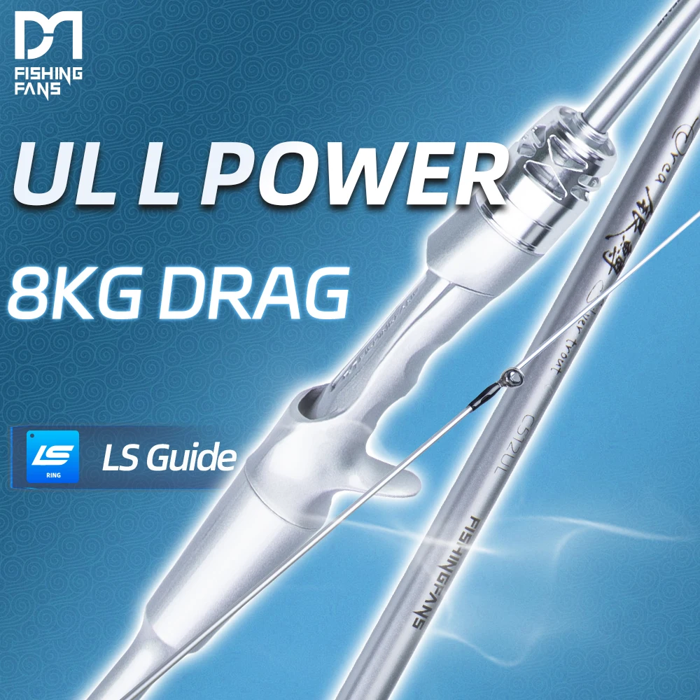 FISHINGFANS UL L caña ultraligera de trucha carbono spinning - imagen 2