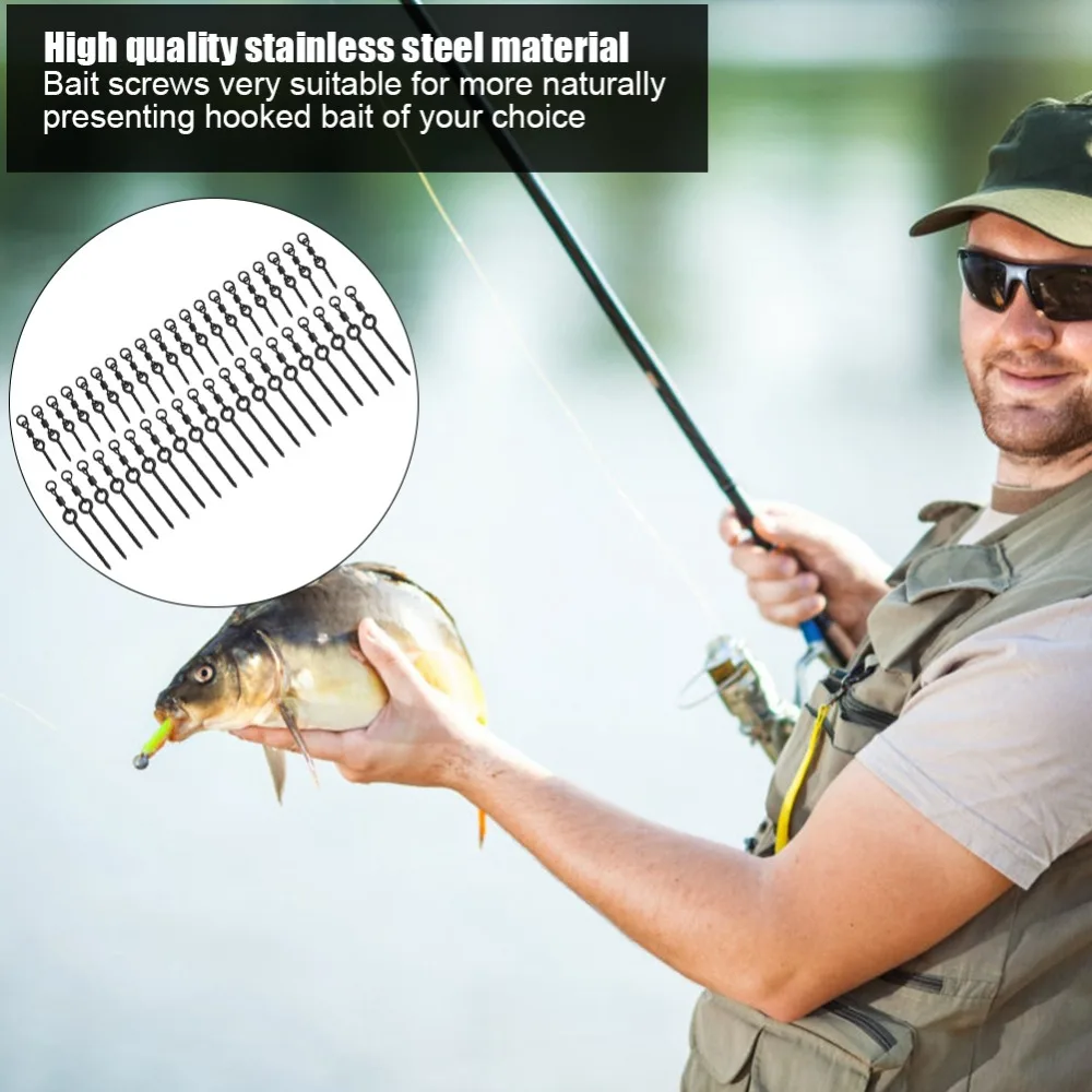 Accesorio de carpfishing negro en mano