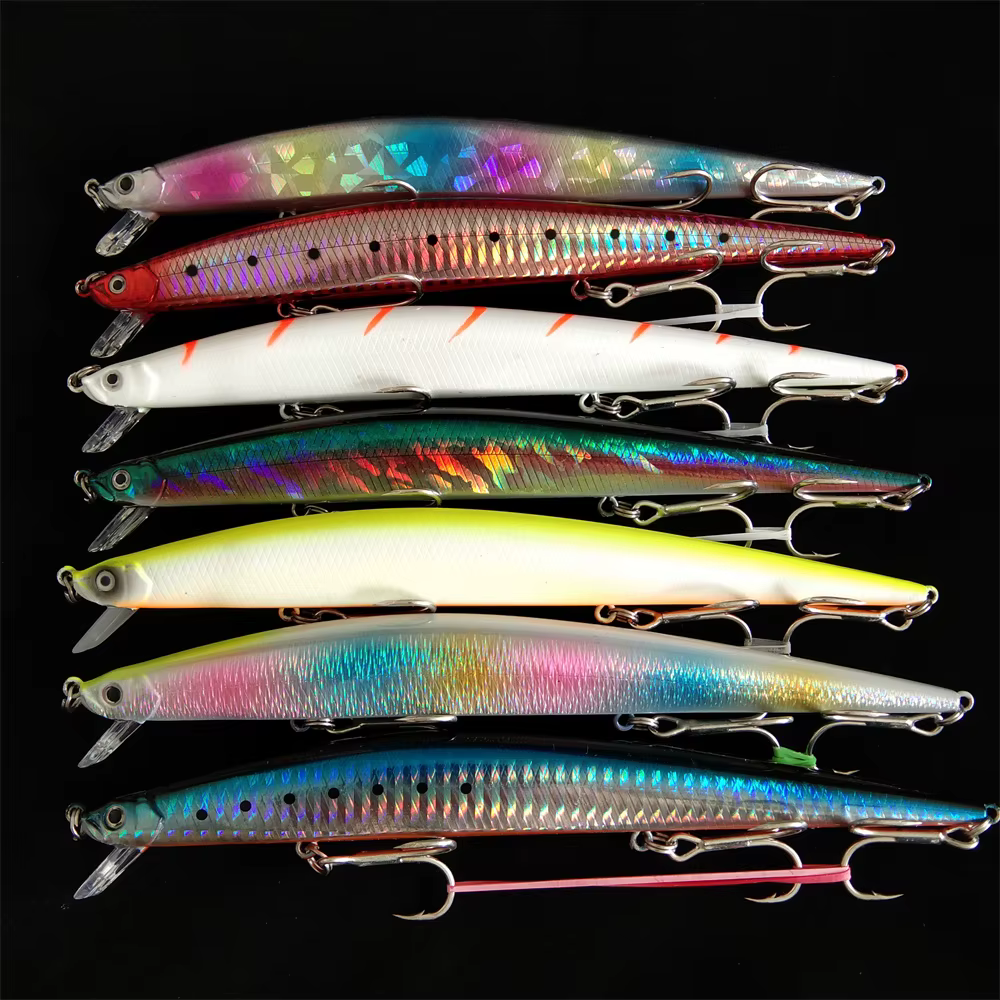 Swolfy Minnow Flotante 175mm – Señuelo de lanzamiento largo para lubina - imagen 4