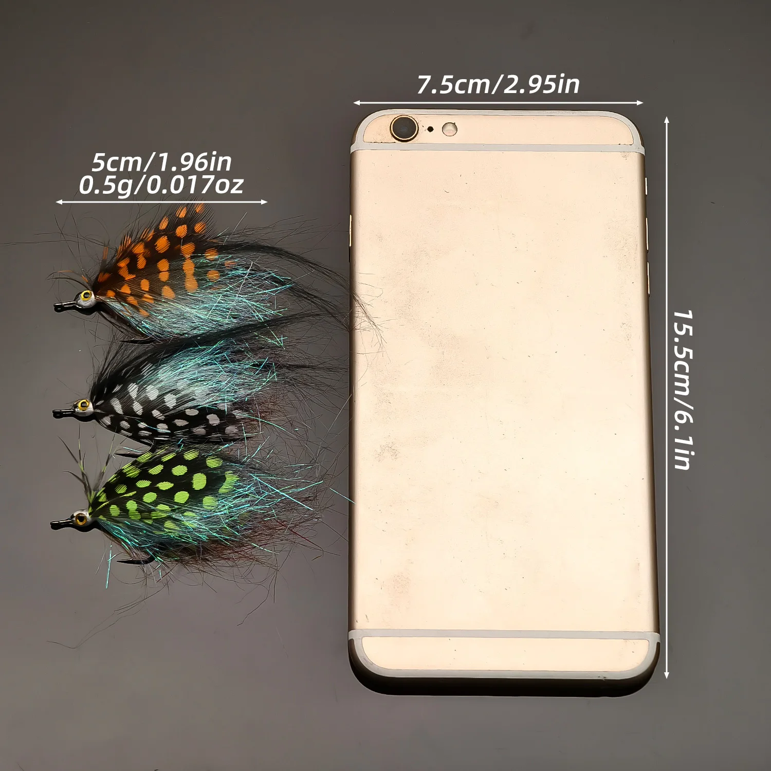 Moscas terrestres para pesca con mosca ANFS, atadas a mano - imagen 3