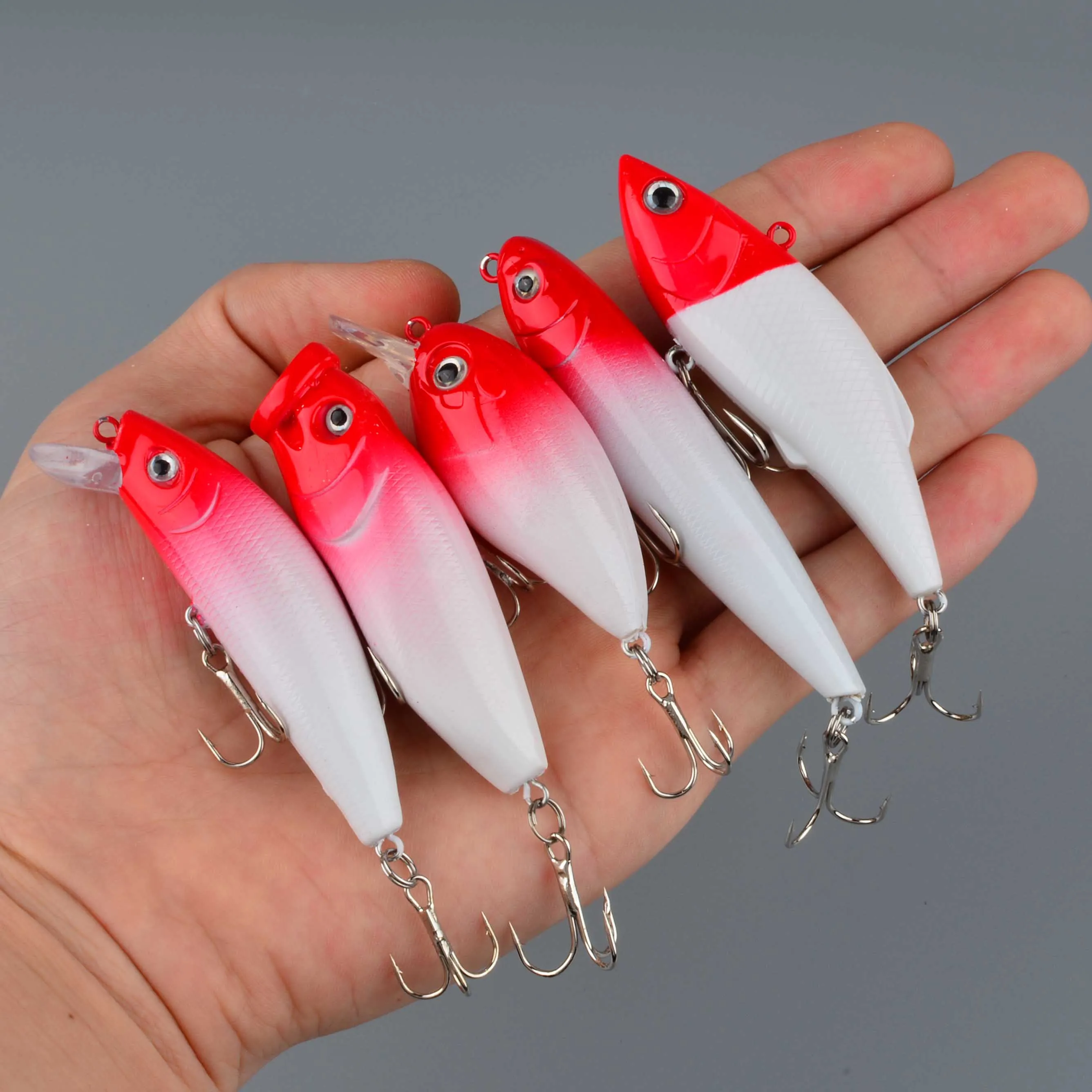 Señuelos para pesca en hielo de ratán