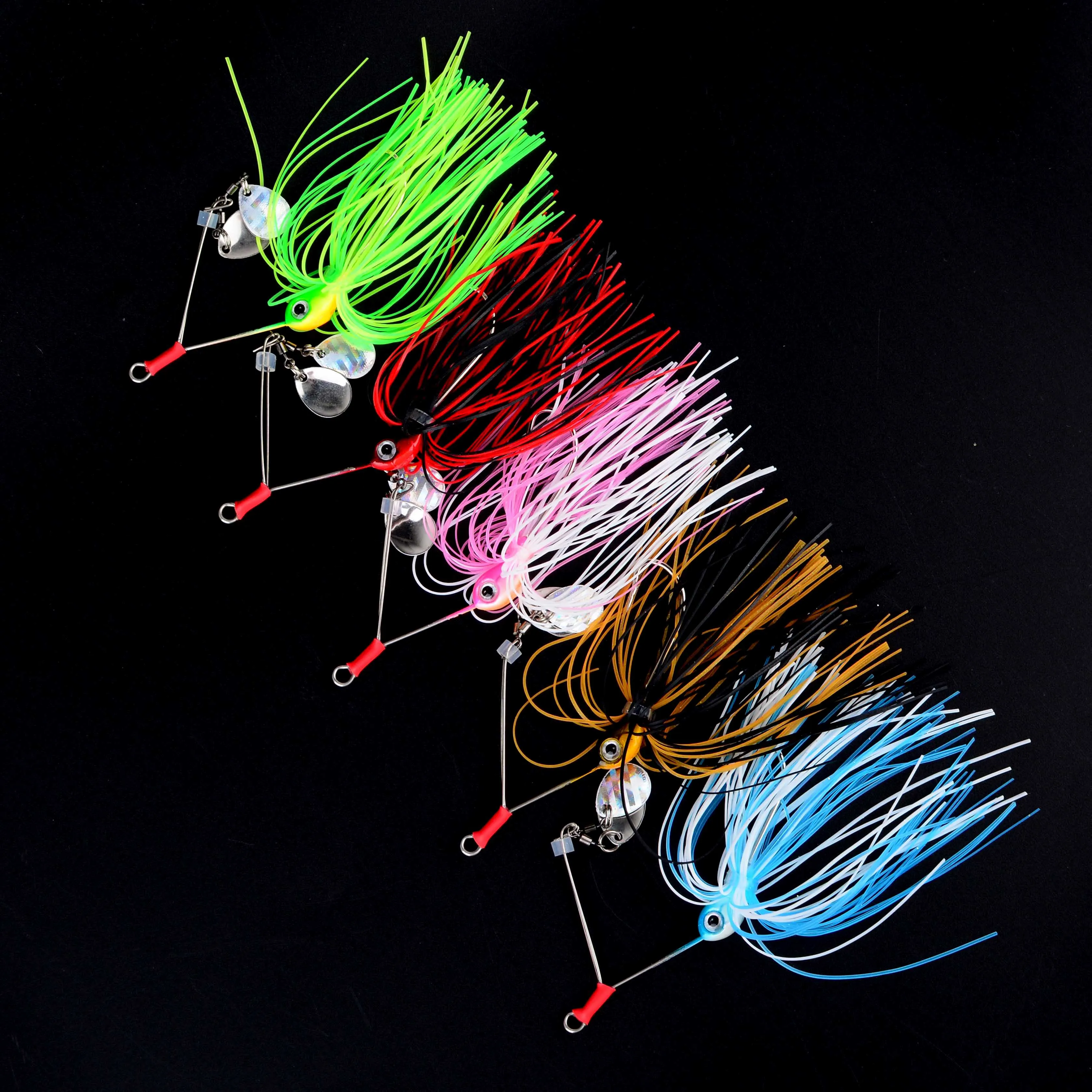 Señuelo chatterbait con falda de goma para lubina - imagen 5